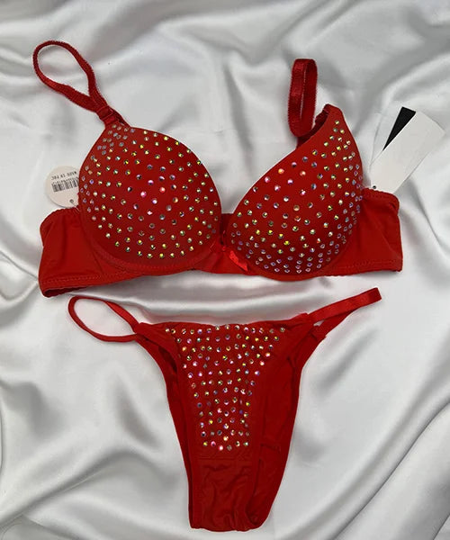 BEADS FANCY BRA SET - 68191