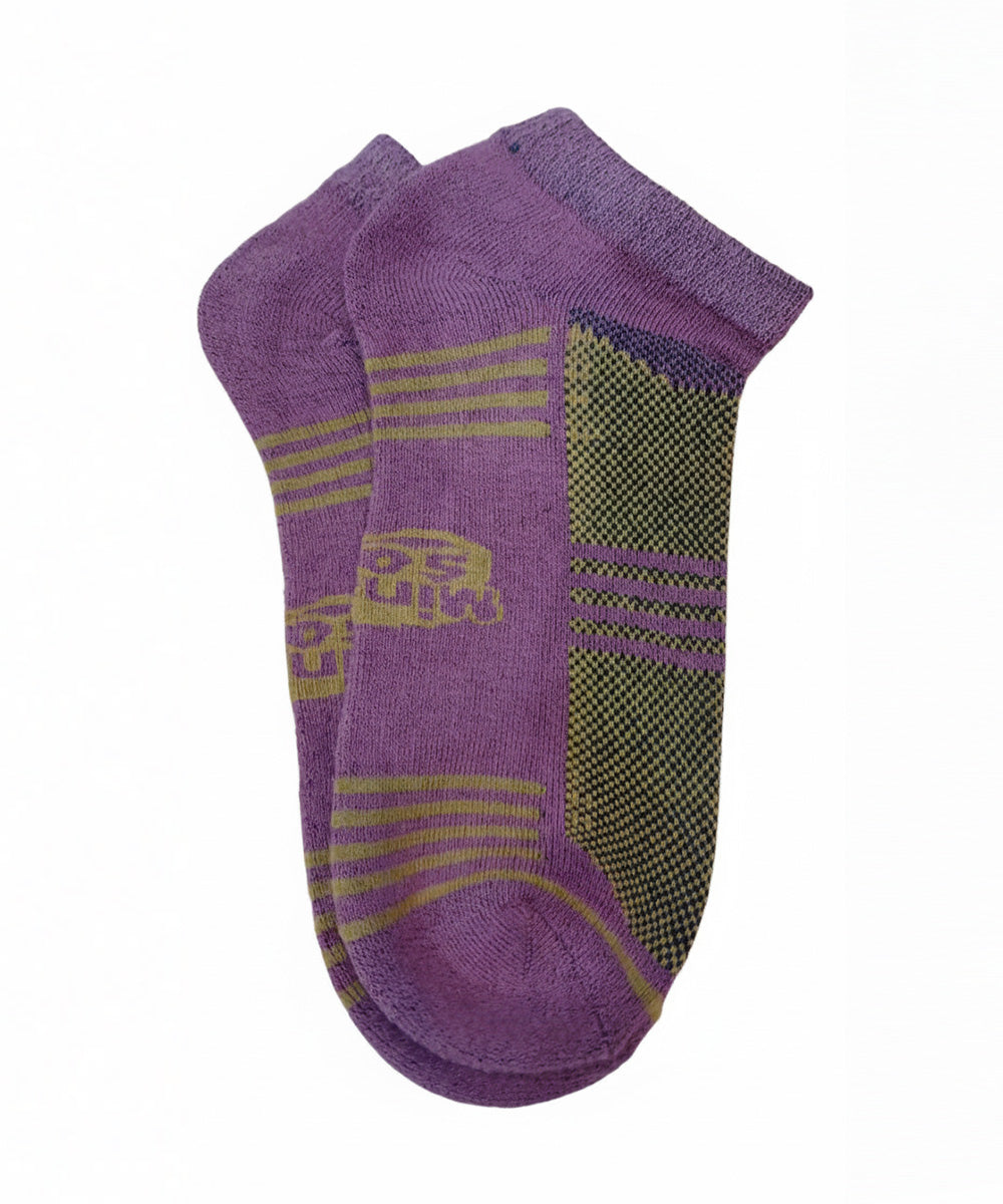 Violet Rush Tech Ankle Socks