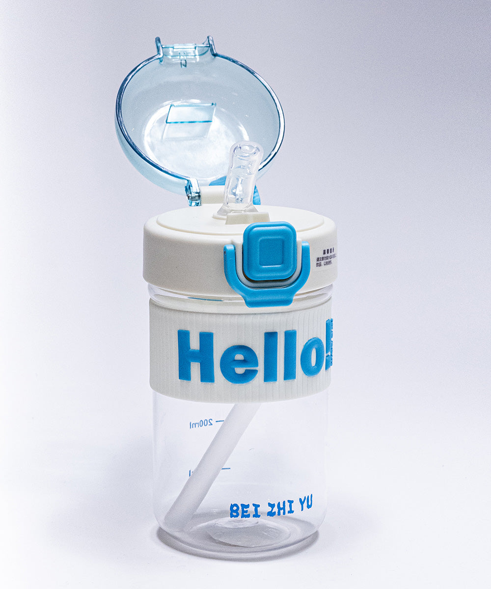 Water Bottle Hello Transparent
