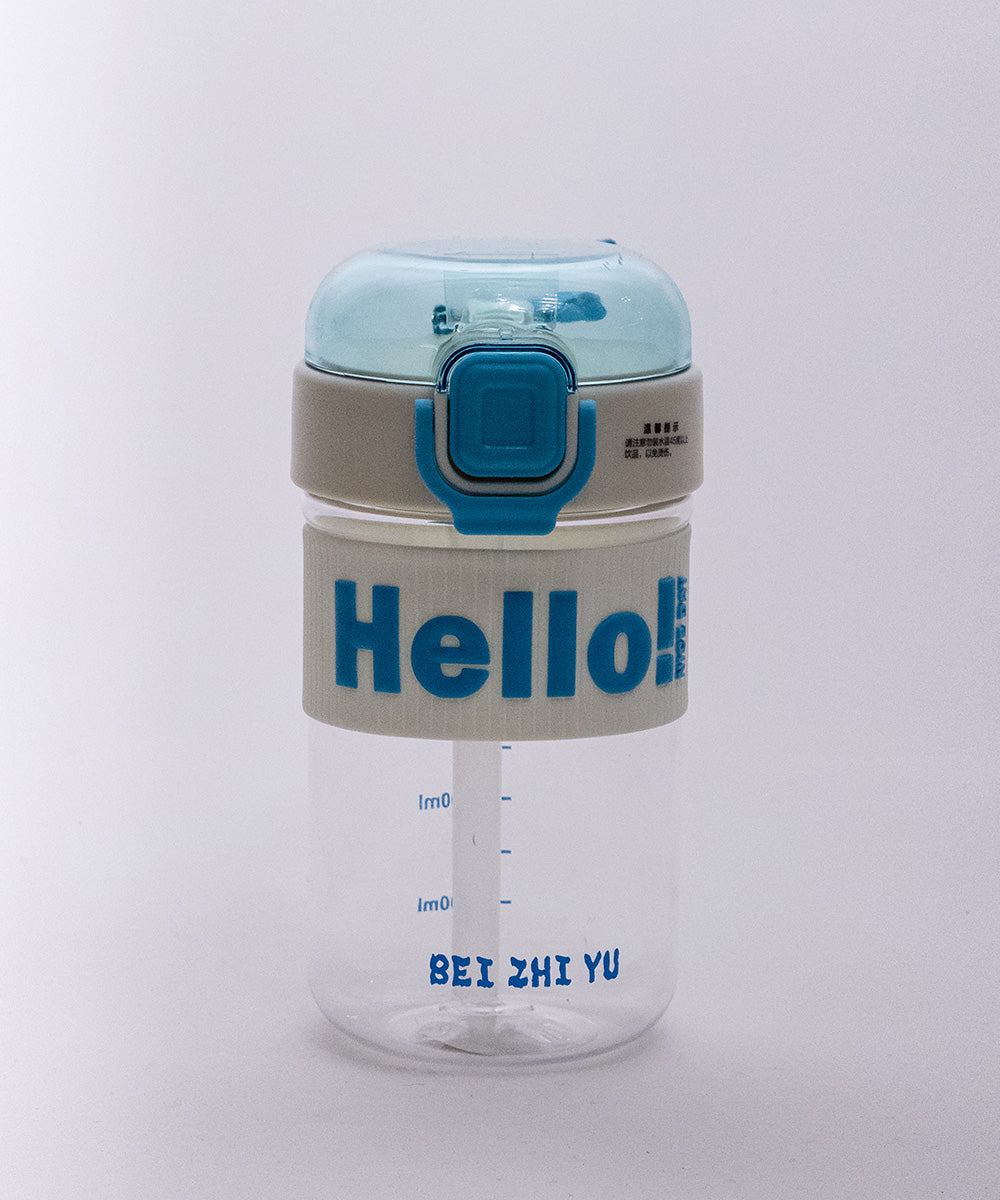 Water Bottle Hello Transparent