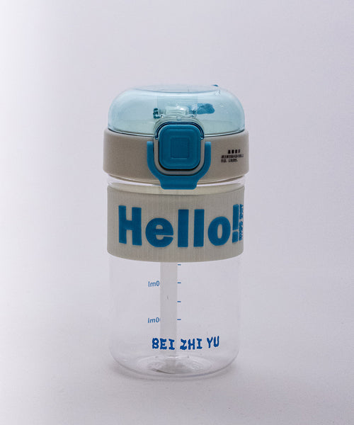 Water Bottle Hello Transparent