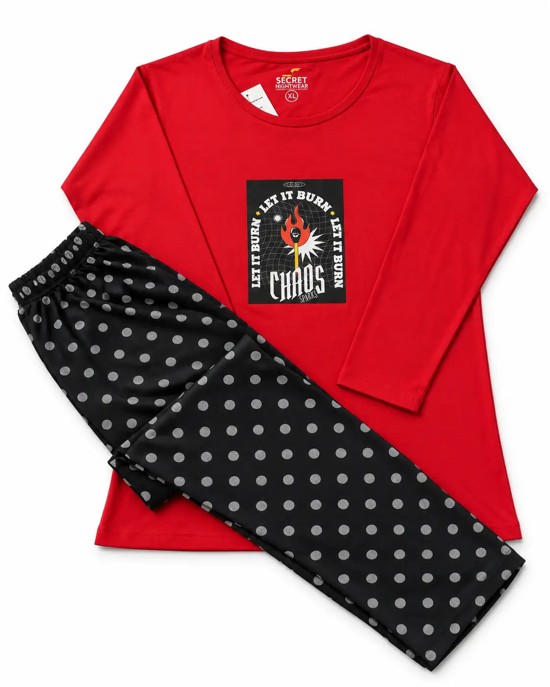 Let It Burn Pajama Set